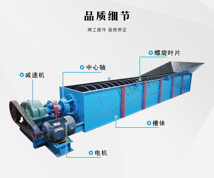 螺旋洗沙機結構